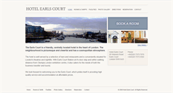 Desktop Screenshot of hotelearlscourt.com